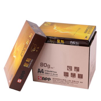 金鸟 A4 80g 复印纸 电脑打印纸办公用品 金鸟A4/80克（5包装/2500张） A4